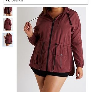 Hooded anorak jacket